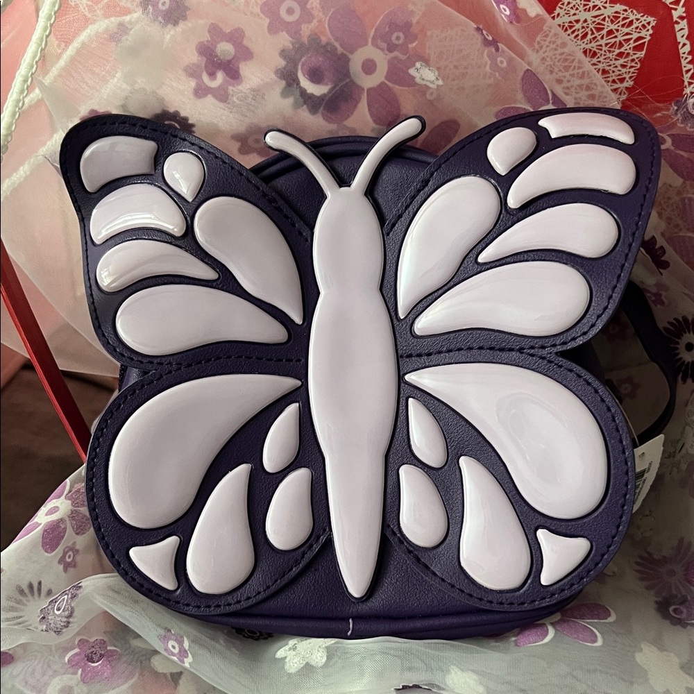 🔖 🦋 Mini Purple Butterfly Bag 💜